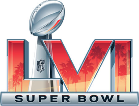 Embroidered 2022 LVI Super Bowl Cincinnati Bengals vs. Los Angeles Rams Gmae Jersey Patch