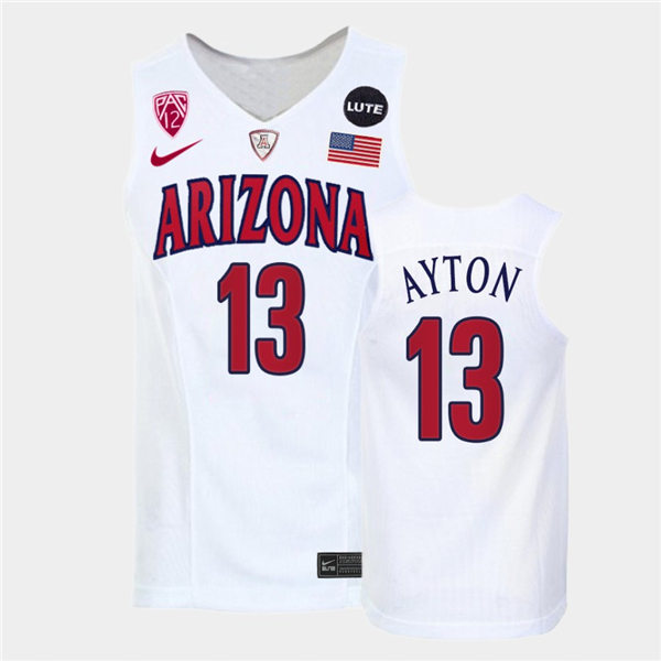 Mens Arizona Wildcats #13 Deandre Ayton Nike White Retro College Basketball Jersey