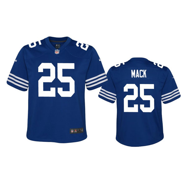Youth Indianapolis Colts #25 Marlon Mack Nike Royal Alternate Retro Vapor Limited Jersey