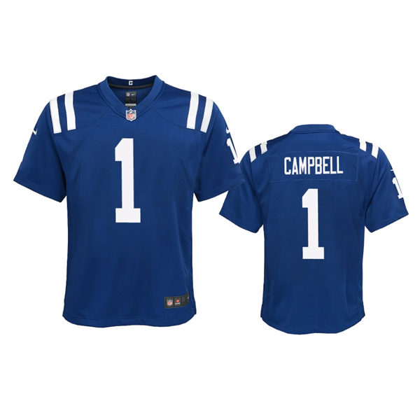 Youth Indianapolis Colts #1 Parris Campbell Nike Royal Limited Jersey