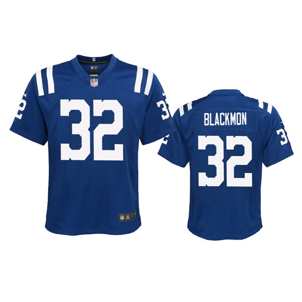 Youth Indianapolis Colts #32 Julian Blackmon Nike Royal Limited Jersey