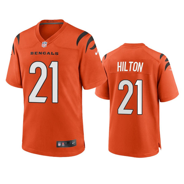 Youth Cincinnati Bengals #21 Mike Hilton Nike Orange Limited Jersey