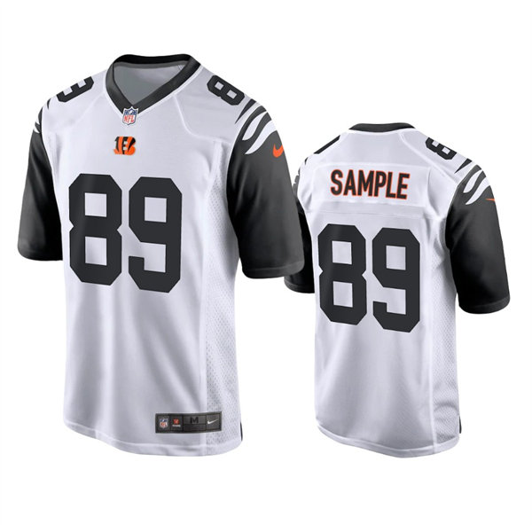 Men's Cincinnati Bengals #89 Drew Sample Nike White Color Rush Limited Jersey 