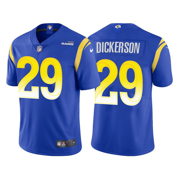 Mens Los Angeles Rams Retired Player #29 Eric Dickerson Nike Royal Vapor Untouchable Limited Jersey