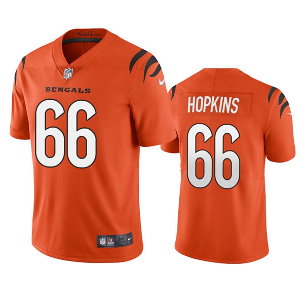 Men's Cincinnati Bengals #66 Trey Hopkins Nike Orange Alternate Vapor Limited Jersey
