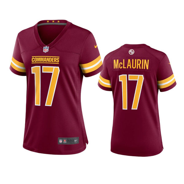 Women's Washington Commanders #17 Terry McLaurin Burgundy Limited Jersey