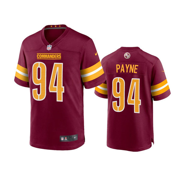 Youth Washington Commanders #94 Daron Payne Burgundy Limited Jersey