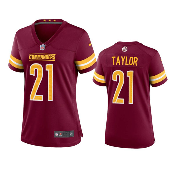 Womens Washington Commanders #21 Sean Taylor Burgundy Retired Player Limited Jersey
