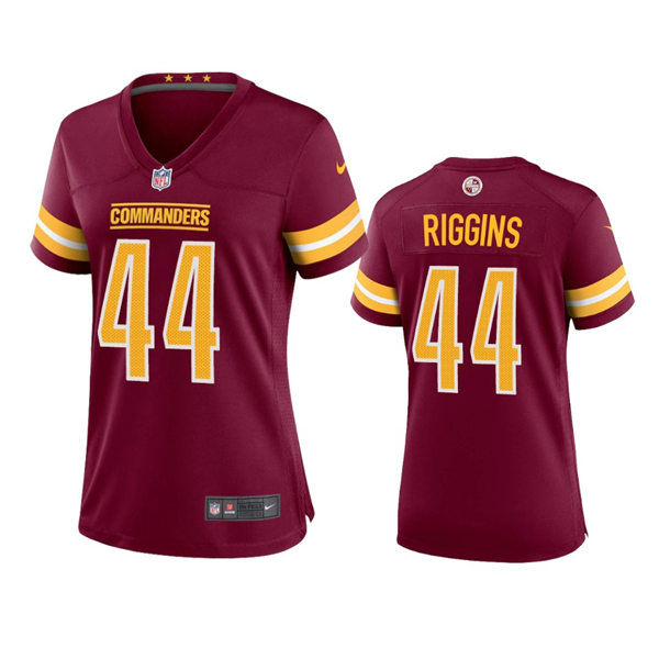 Womens Washington Commanders #44 John Riggins Burgundy Retired Player Limited Jersey