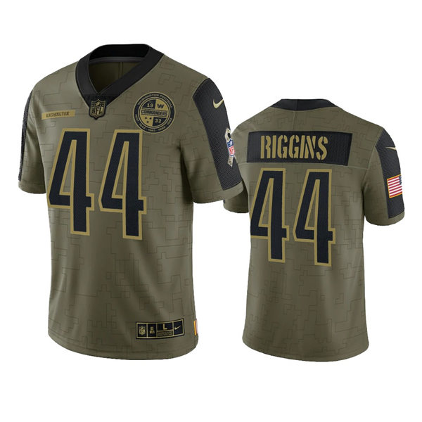Mens Washington Commanders #44 John Riggins Nike Olive 2021 Salute To Service Limited Retired Player Jersey