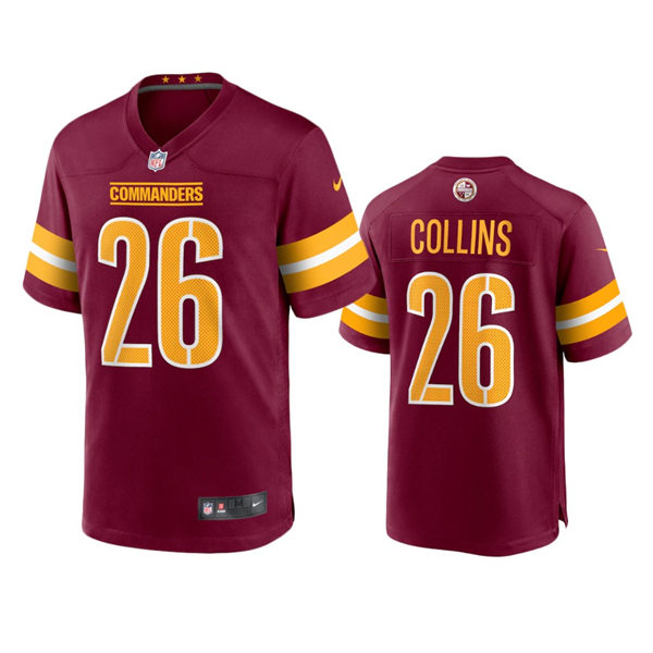 Mens Washington Commanders #26 Landon Collins Burgundy Vapor Limited Jersey