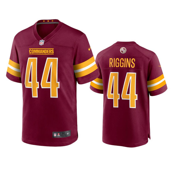 Mens Washington Commanders Retired Player #44 John Riggins Burgundy Vapor Limited Jersey