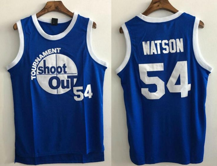 Men's Above The Rim Jersey Royal Stitched Duane Martin #54 Kyle Watson Tournament Shoot Out Basketball Jersey