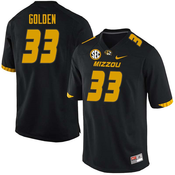 Men's Missouri Tigers #33 Markus Golden Nike Black College Football Alumni Jersey