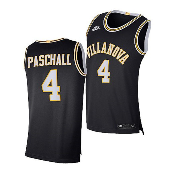 Mens Villanova Wildcats #4 Eric Paschall Stitched Nike Navy Retro Basketball Jersey