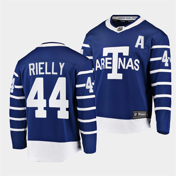 Men's Toronto Maple Leafs #44 Morgan Rielly adidas Blue Third Player Jersey 