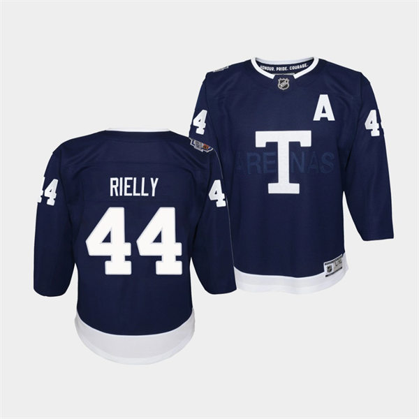 Youth Toronto Maple Leafs #44 Morgan Rielly 2022 Navy Team Classic Jersey