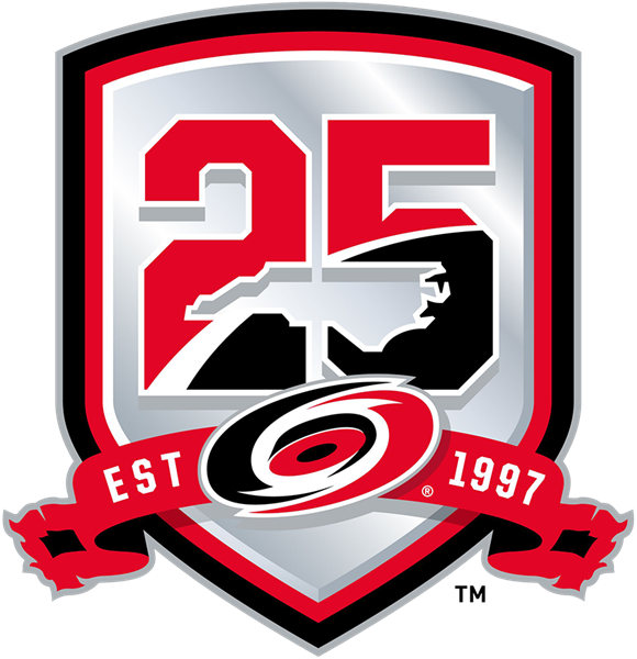 Embroidery Carolina Hurricanes 2022 25th Anniversary Jersey Patch