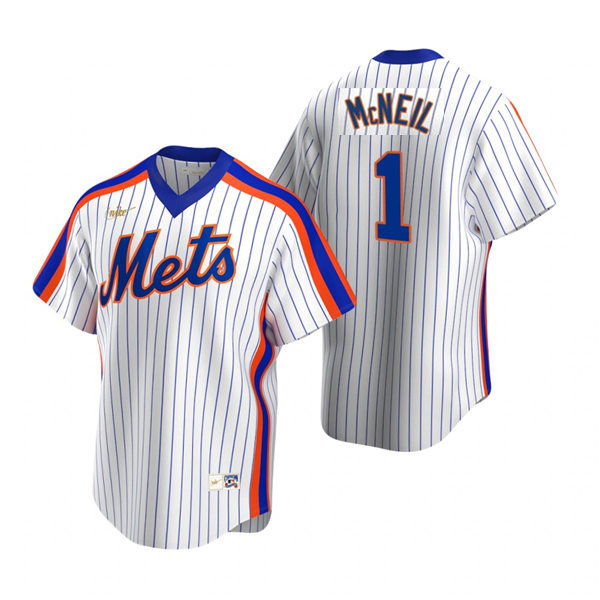 Mens New York Mets #1 Jonathan Villar Nike White Home Cooperstown Collection Player Jersey