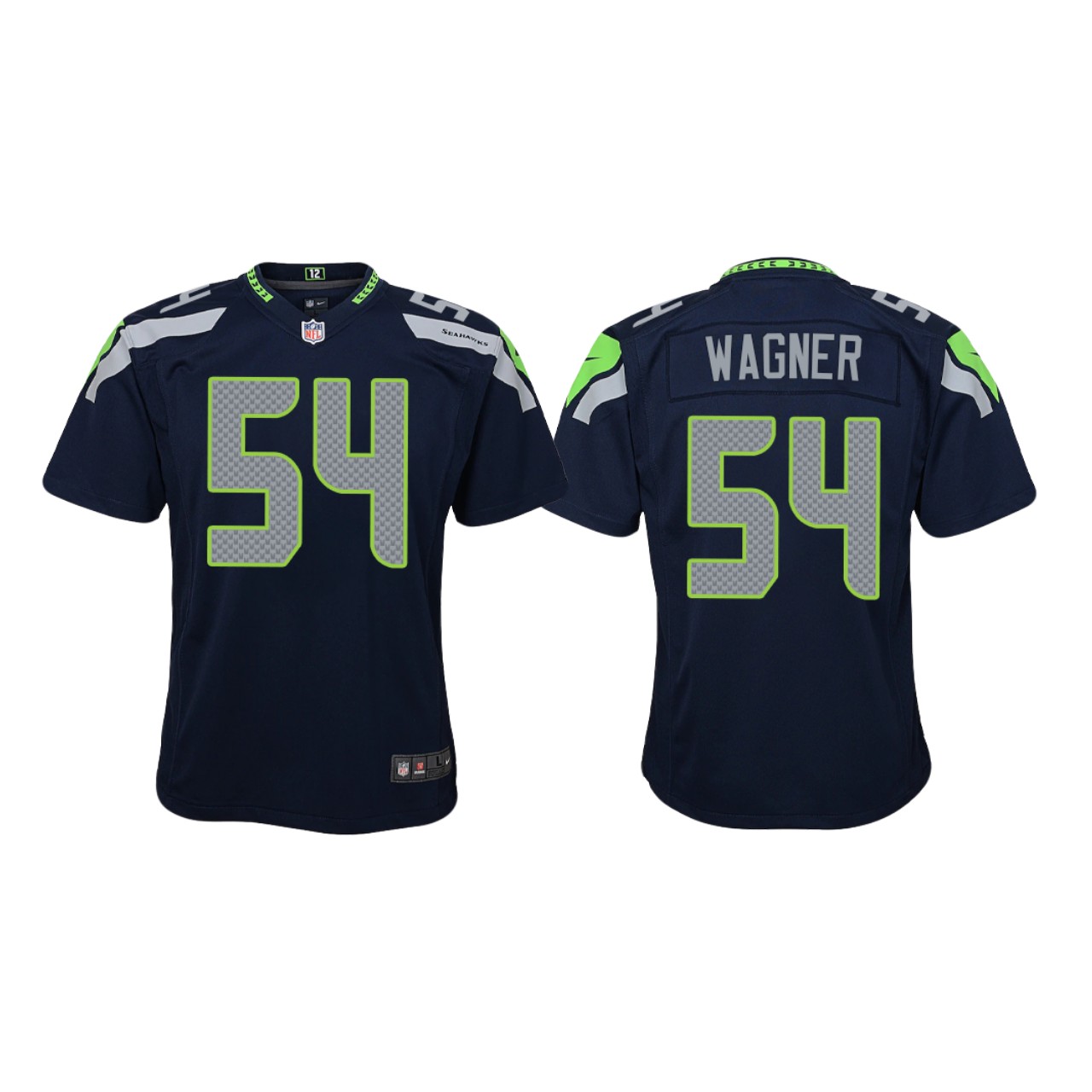 Youth Seattle Seahawks #54 Bobby Wagner Nike Navy Team Color Limited Jersey