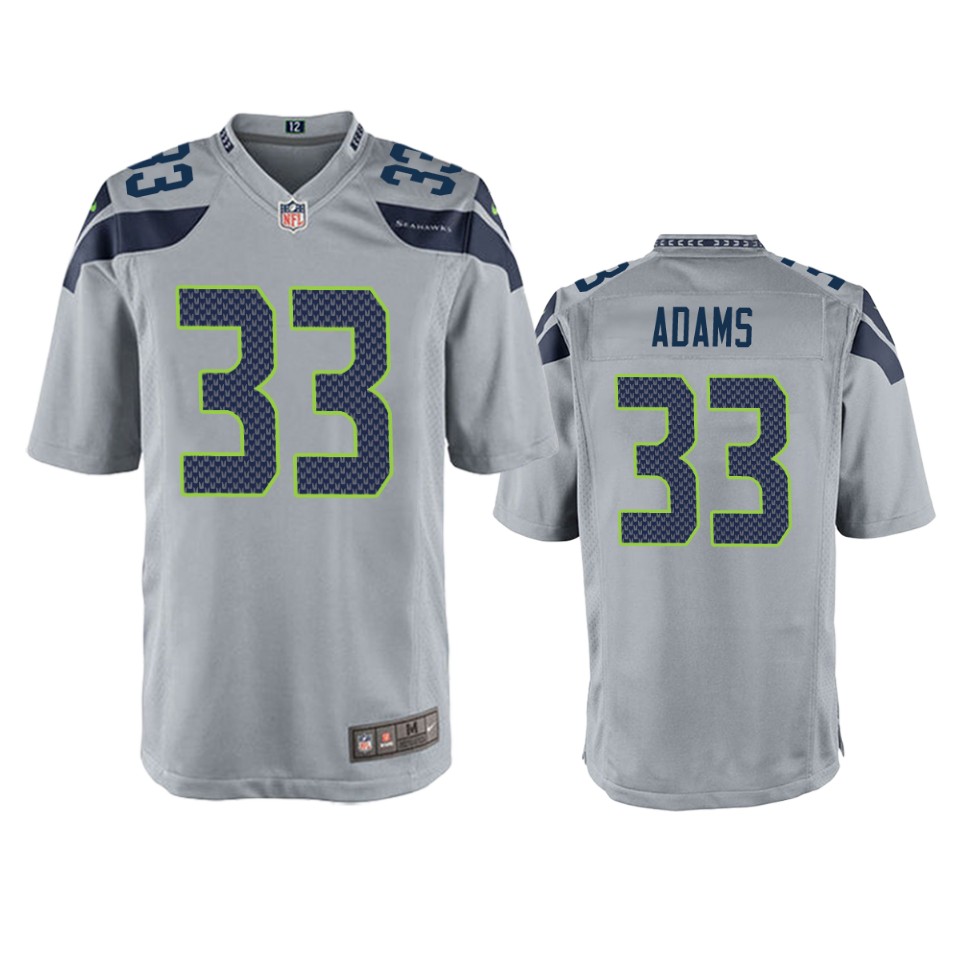 Youth Seattle Seahawks #33 Jamal Adams  Nike Gray Alternate Limited Jersey