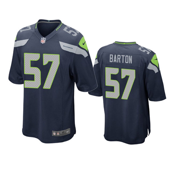 Mens Seattle Seahawks #57 Cody Barton Nike College Navy Team Color Vapor Limited Jersey