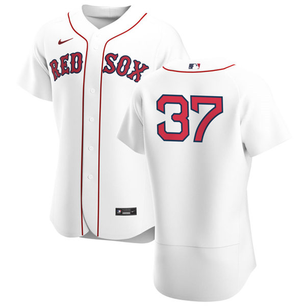 Mens Boston Red Sox #37 Nick Pivetta Nike White Home FlexBase Jersey