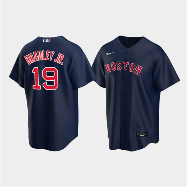 Youth Boston Red Sox #19 Jackie Bradley Jr. Alternate Navy Jersey