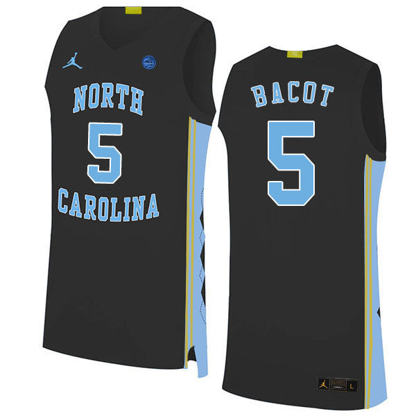 Mens North Carolina Tar Heels #5 Armando Bacot Navy Alternate College Baseketball Game Jersey