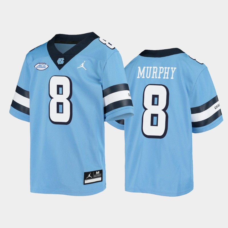 Mens North Carolina Tar Heels #8 Myles Murphy Royal Retro Untouchable College Football Jersey