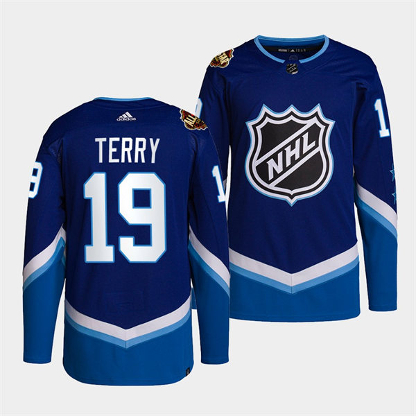 Mens Anaheim Ducks #19 Troy Terry Adidas Blue 2022 NHL All-Star Western Jersey