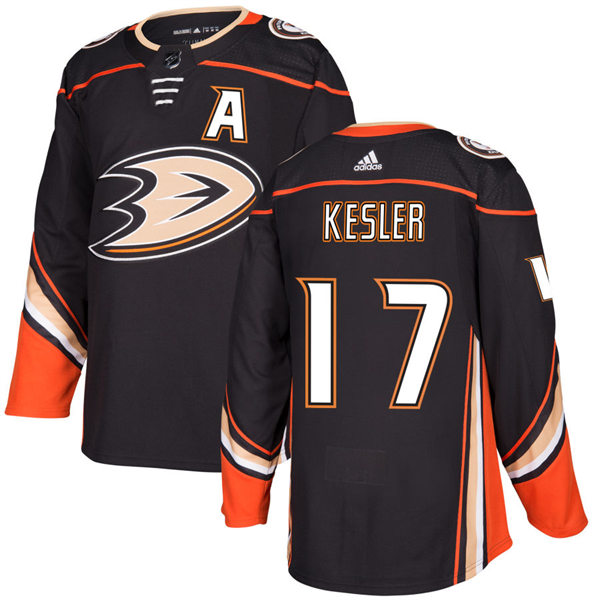 Mens Anaheim Ducks #17 Ryan Kesler Adidas Black Home Jersey