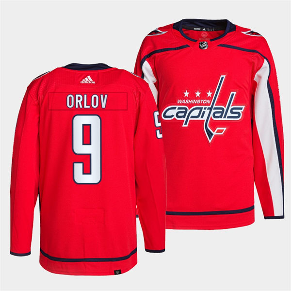 Men's Washington Capitals #9 Dmitry Orlov adidas Home Red Jersey