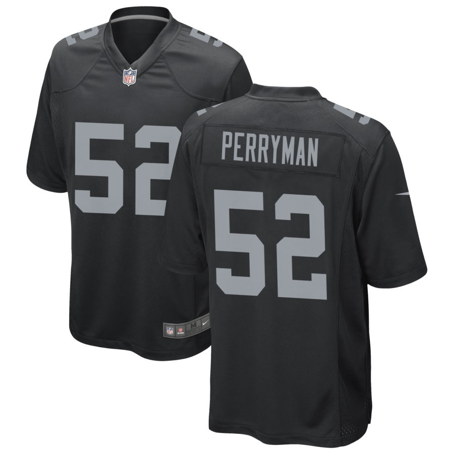 Youth Las Vegas Raiders #52 Denzel Perryman Nike Black Limited Jersey