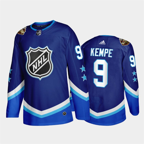 Men's Los Angeles Kings #9 Adrian Kempe Adidas Blue 2022 NHL All-Star Western Jersey