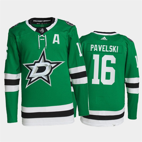 Men's Dallas Stars #16 Joe Pavelski adidas Home Green Jersey