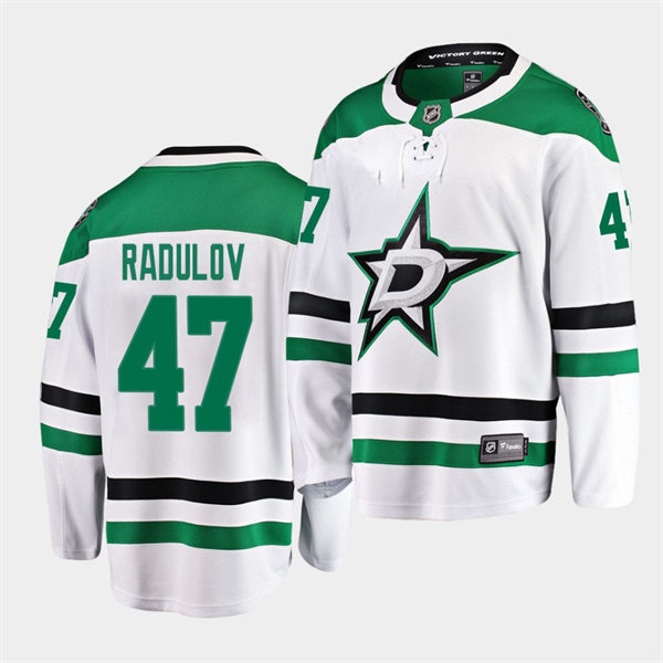 Men's Dallas Stars #47 Alexander Radulov adidas White Away Jersey