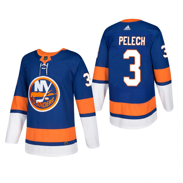 Men's New York Islanders #3 Adam Pelech adidas Home Royal Jersey 