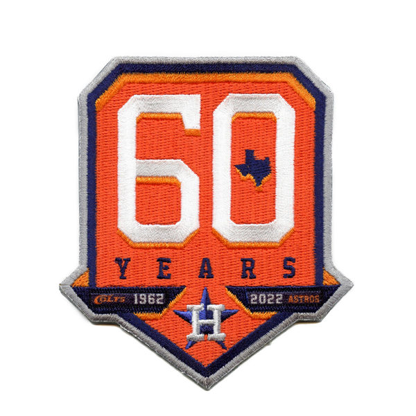 2022 Houston Astros 60th Anniversary Jersey Patch