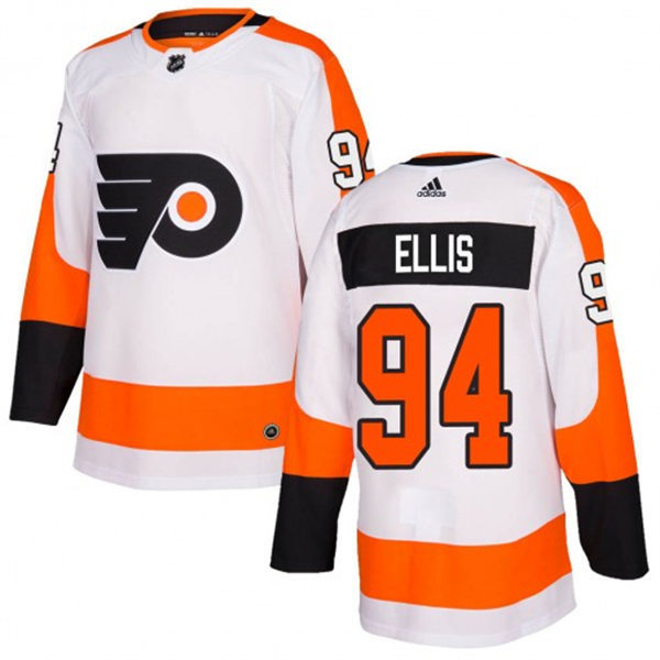 Mens Philadelphia Flyers #94 Ryan Ellis adidas White Away Jersey