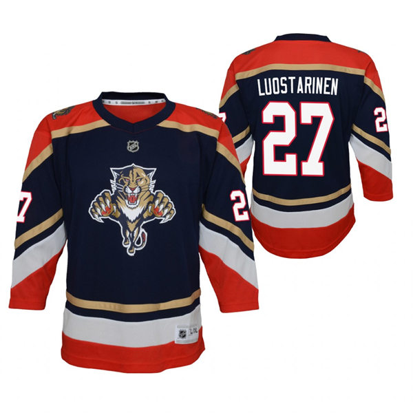 Youth Florida Panthers 27 Eetu Luostarinen adidas Navy 3RD Jersey