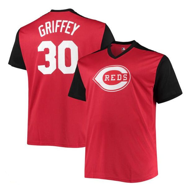 Men's Cincinnati Reds #30 Ken Griffey Jr. Cincinnati Reds Cooperstown Collection Player Jersey