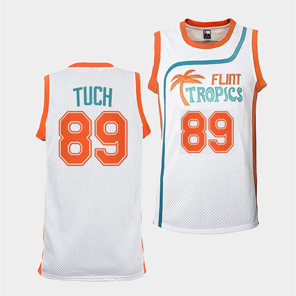 Men's Buffalo Sabres #89 Alex Tuch White The Semi-Pro Flint Tropics Basketball Jersey
