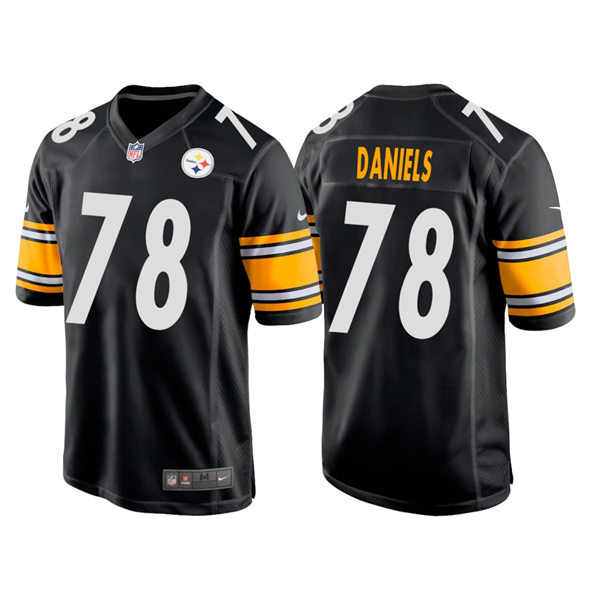 Youth Pittsburgh Steelers #78 James Daniels Nike Black Limited Jersey