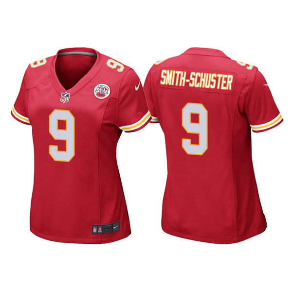 Womens Kansas City Chiefs #9 JuJu Smith-Schuster Nike Red Limited Jersey