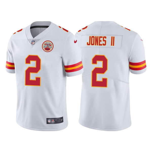 Men's Kansas City Chiefs #2 Ronald Jones II Nike White Vapor Untouchable Limited Jersey