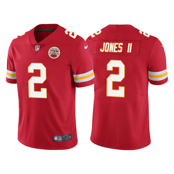 Men's Kansas City Chiefs #2 Ronald Jones II Nike Red Vapor Untouchable Limited Jersey
