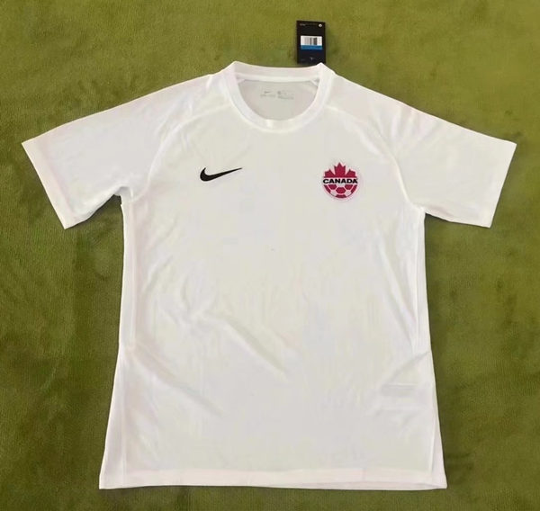 Mens Canada National Team Blank 2022 Away White Soccer Fans Jersey 