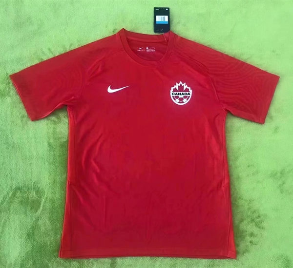 Mens Canada National Team Blank 2022 Home Red Soccer Fans Jersey 
