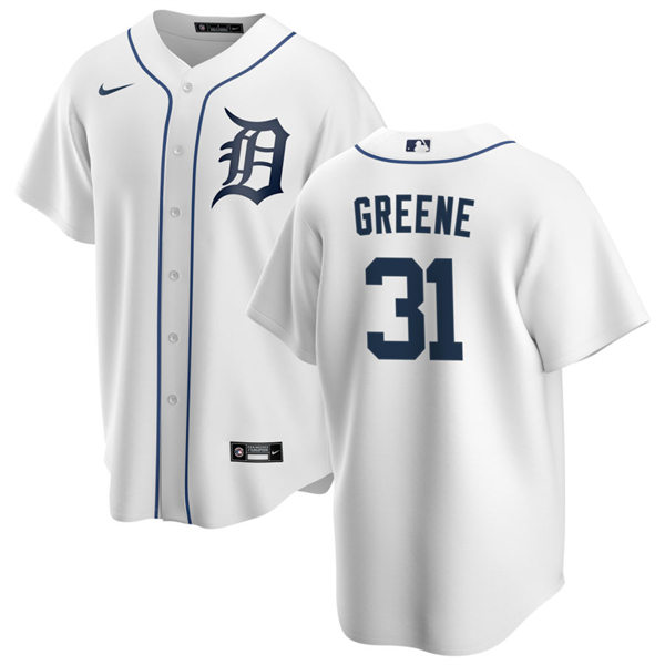 Youth Detroit Tigers #31 Riley Greene Nike Home White CoolBase Jersey